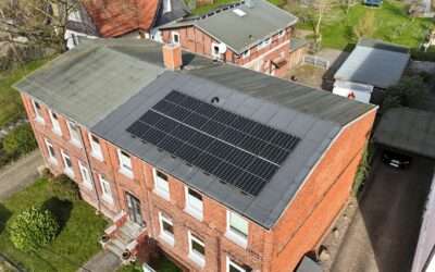 Solaranlage auf Mehrfamilienhaus in Schwerin 5,25 kWp