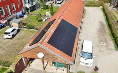 PV-Anlage mit Ost-West-Ausrichtung in Schwerin