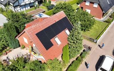 Neue Anlage in Schwerin: Effizienter Eigenverbrauch durch Ost-West-Ausrichtung und integrierte Wallbox