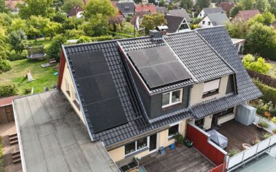Ost-West-PV-Anlage in Schwerin